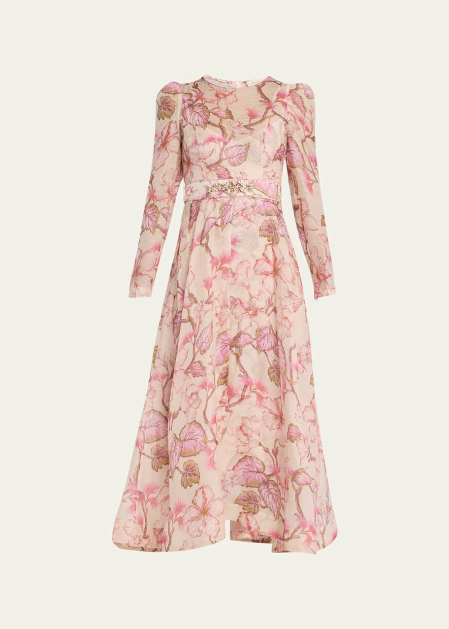 maxi dress off shoulder ASTR the Label | Off Shoulder Ruched Floral Maxi Dress in Blue Floral main image 1