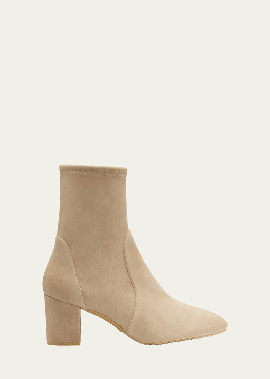Image 1 of 1: Yuliana Stretch Suede Ankle Booties