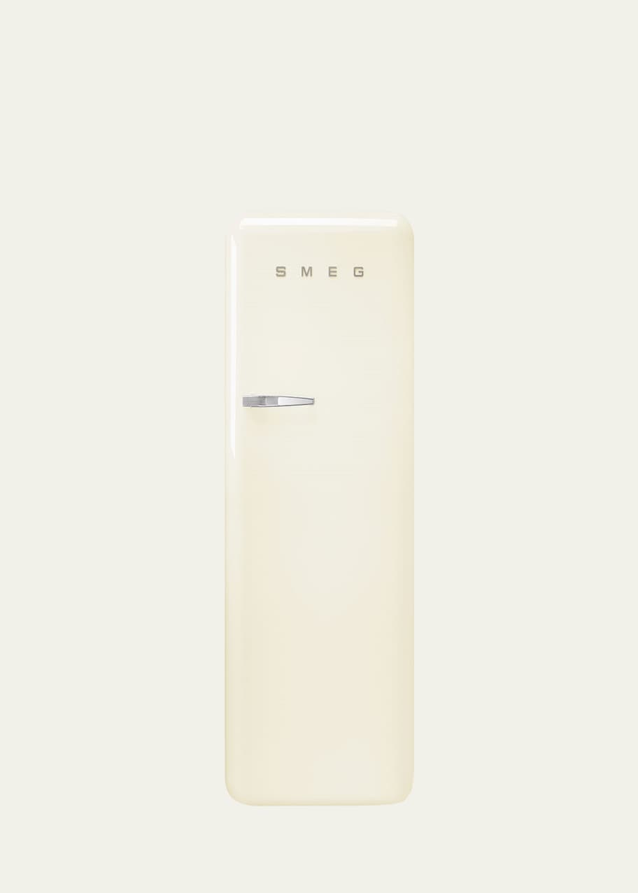 Image 1 of 1: FAB28 Retro-Style Refrigerator with Internal Freezer, Right Hinge