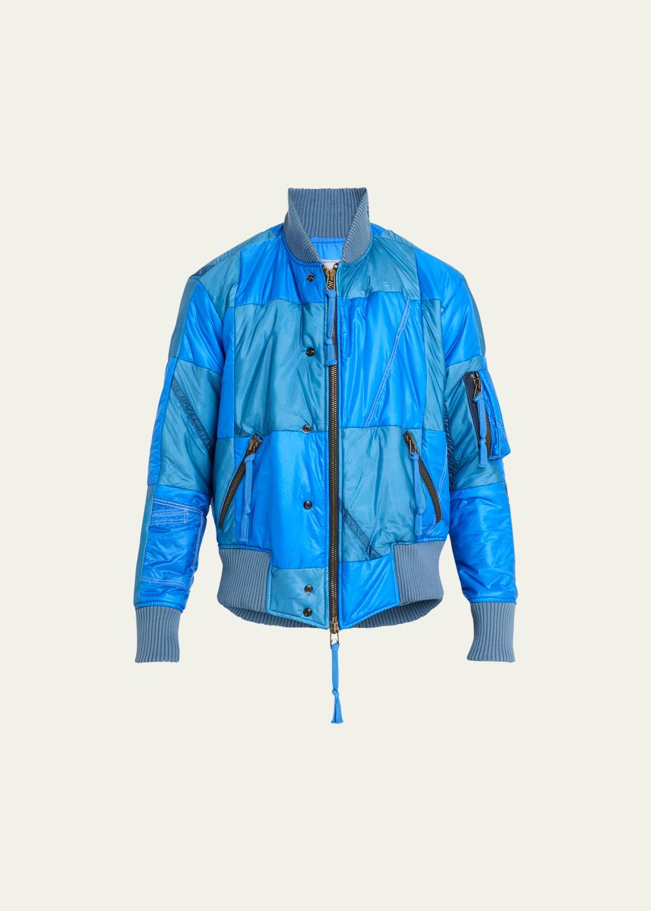 Greg Lauren Men's Parachute Scraps Flight Jacket - Bergdorf Goodman