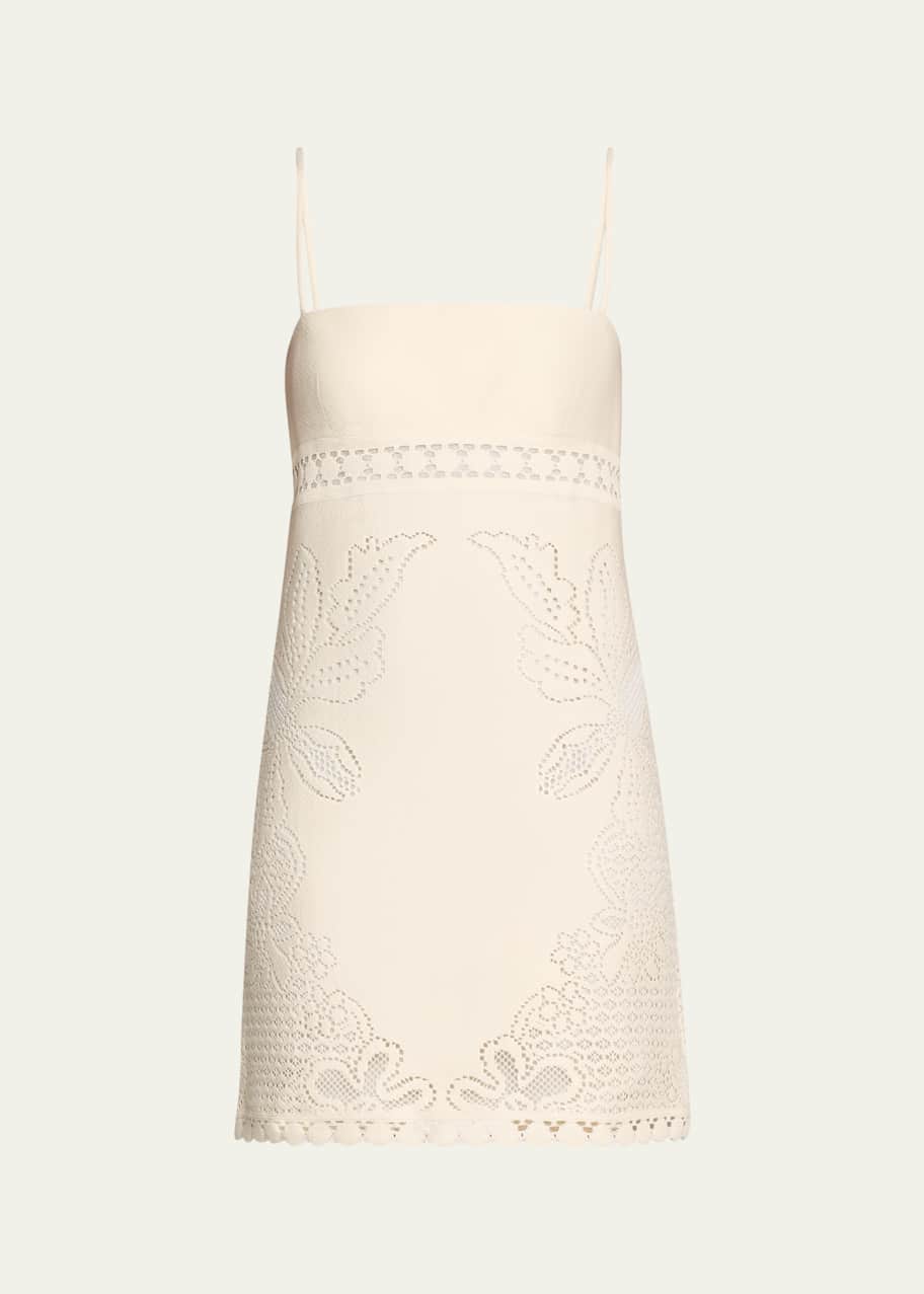 Valentino Garavani Guipure Lace Mini Dress - Bergdorf Goodman