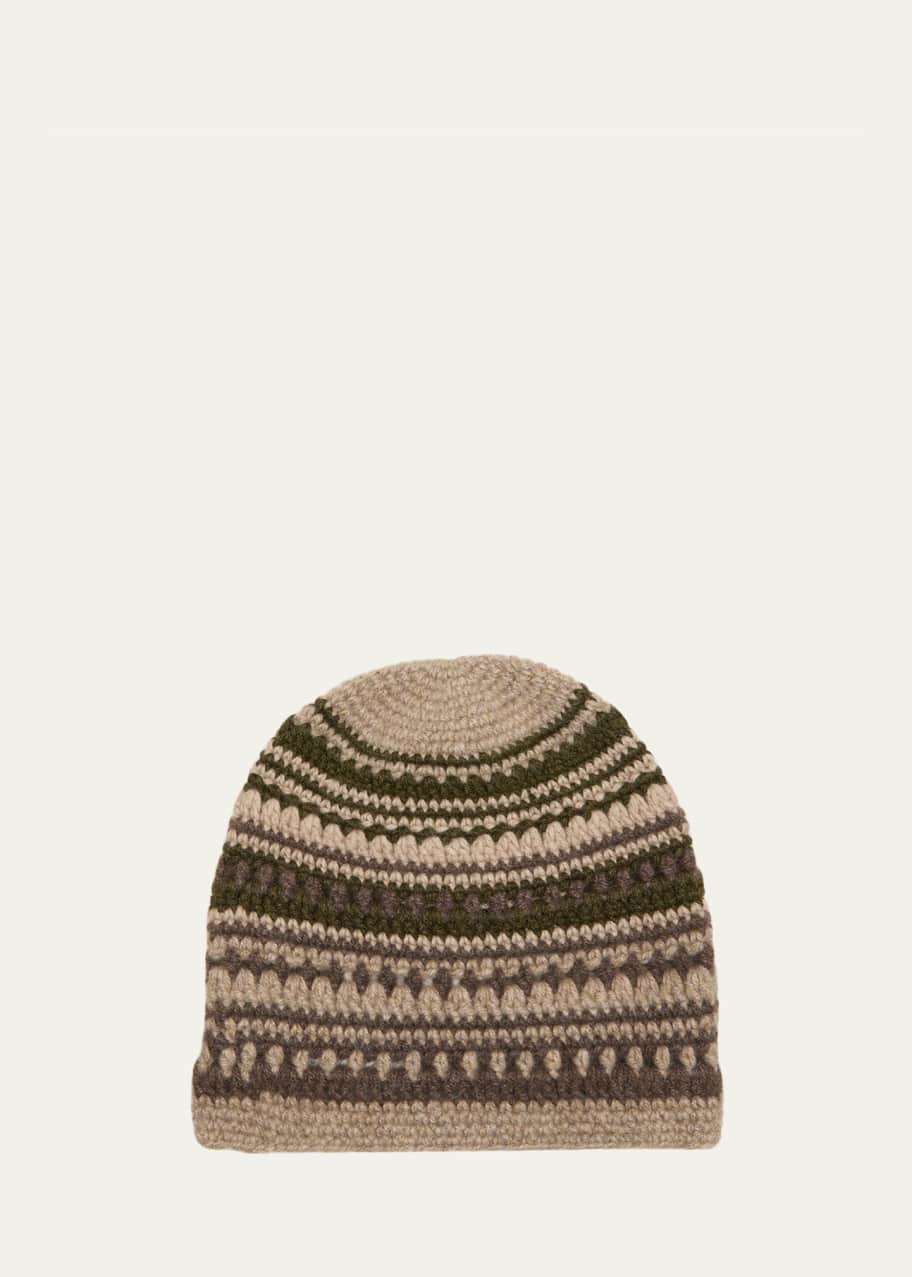 Hania New York Urra Cashmere Crochet Hat Bergdorf Goodman