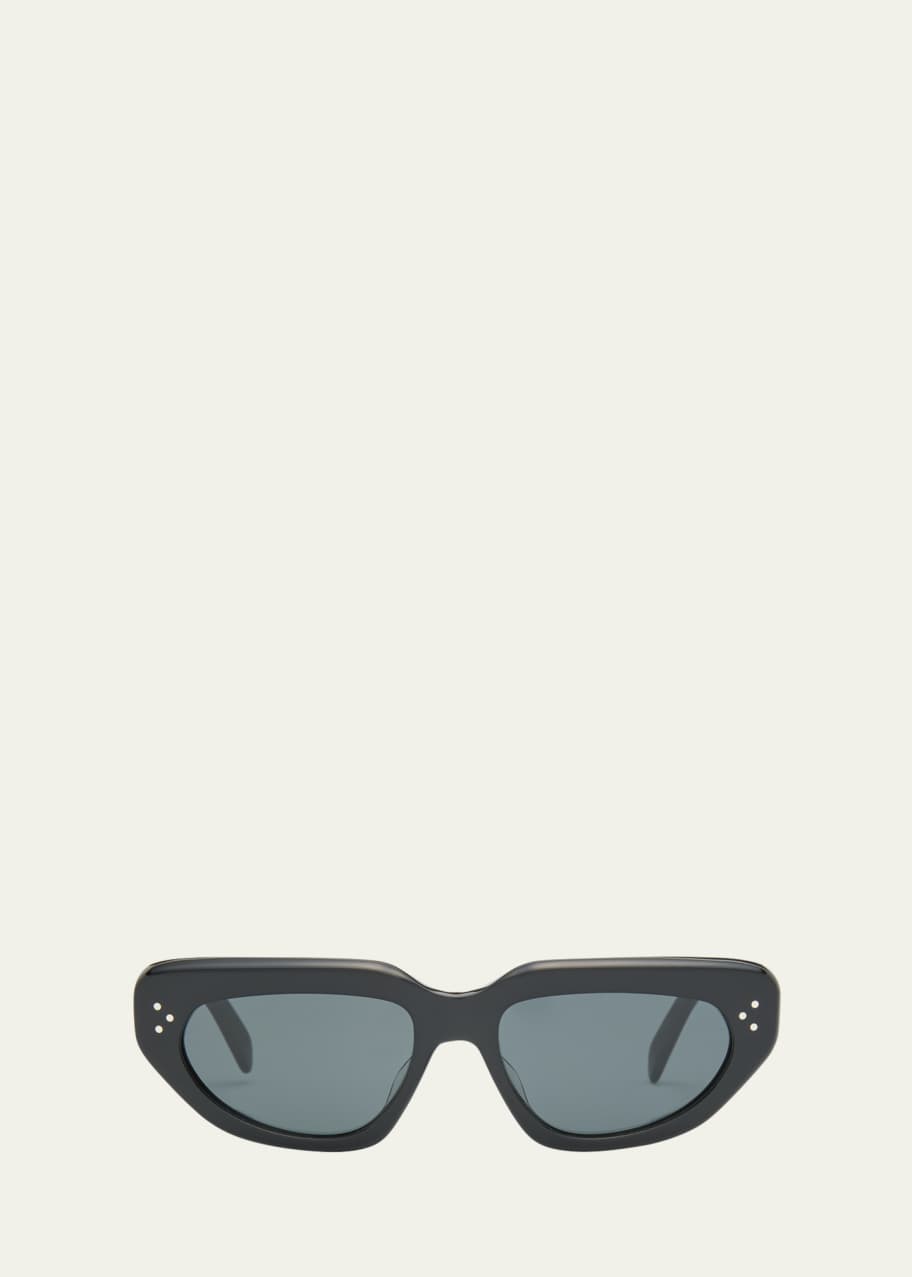 Celine Men s 3 Dot Acetate Cat Eye Sunglasses Bergdorf Goodman