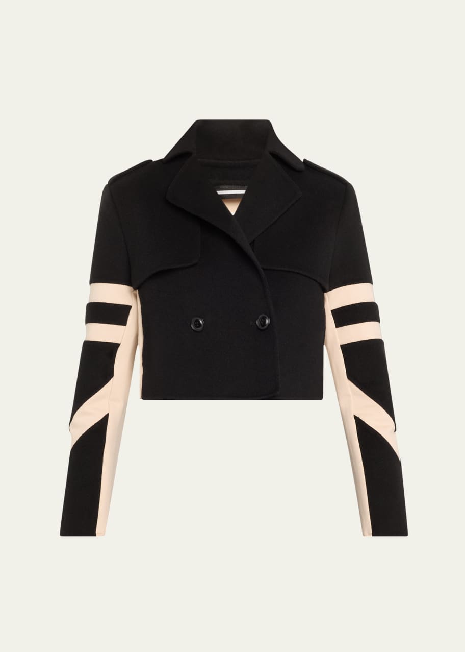 Image 1 of 1: Handmade Wool Crop Jacket