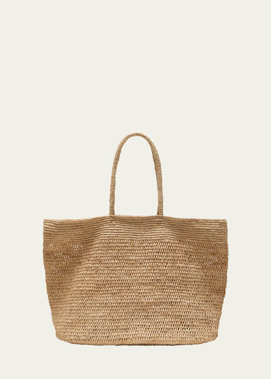 THE ROW Oregon Tote in Rafia - Bergdorf Goodman