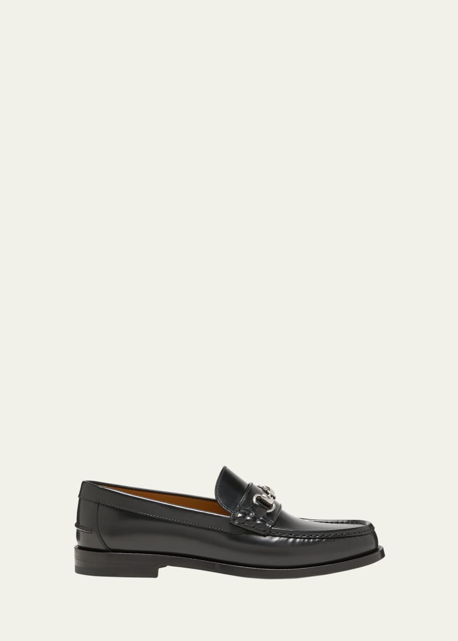 Image 1 of 1: Men's Kaveh Leather Bit Loafers