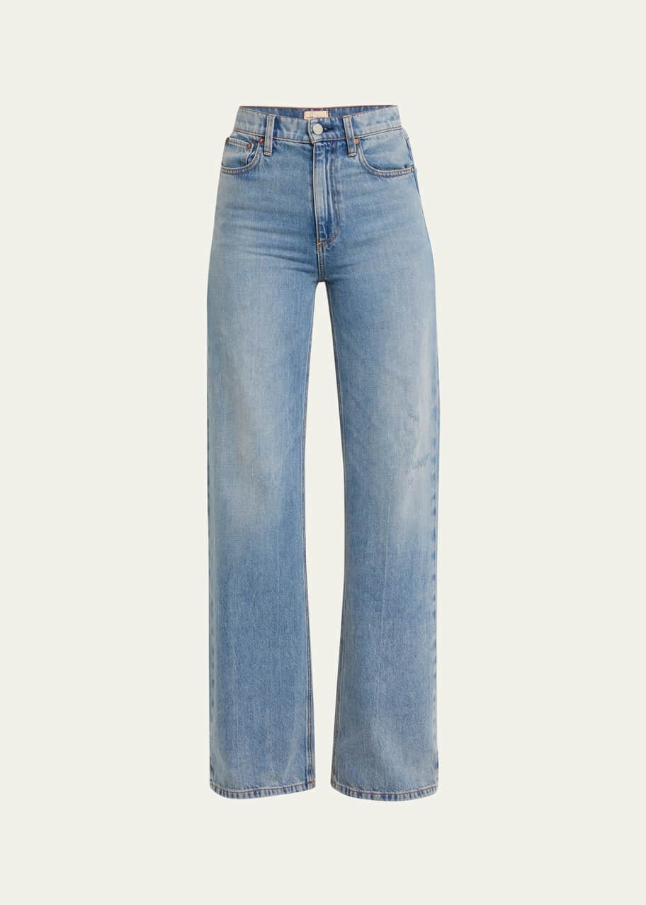 Image 1 of 1: Weezy High-Rise Wide-Leg Jeans