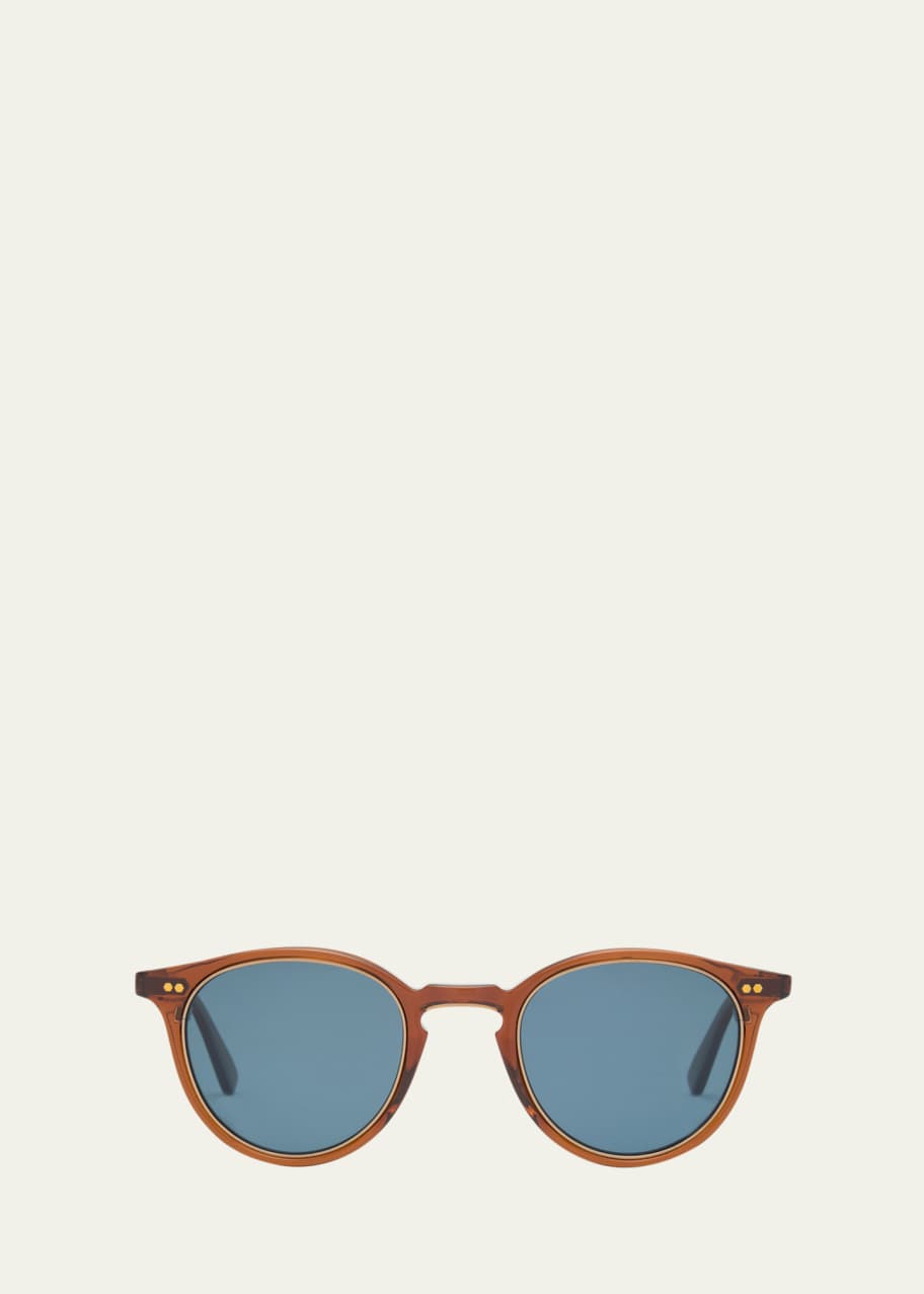 Image 1 of 1: Men's Marmont II Polarized Acetate Round Sunglasses
