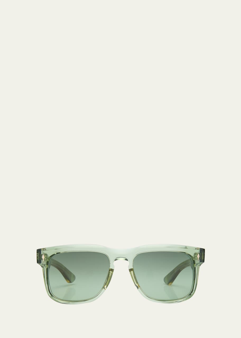Image 1 of 1: Men's Wesley Yellowstone Acetate Square Sunglasses