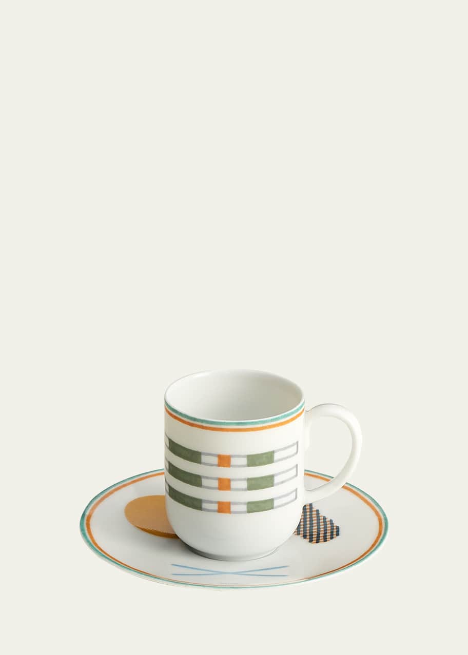 Image 1 of 1: Saut Hermès Coffee Cup and Saucer