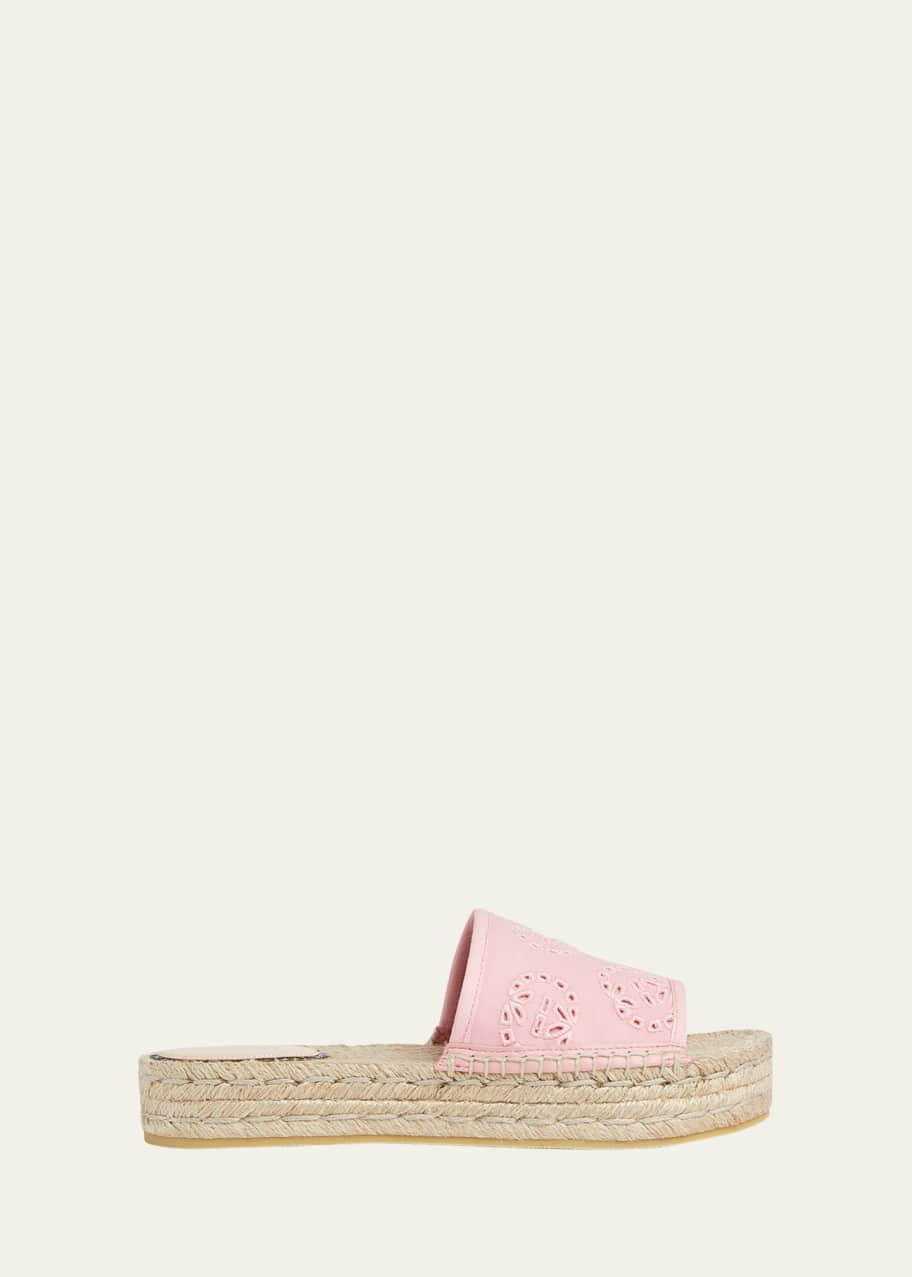 Image 1 of 1: Damita GG Eyelet Espadrille Sandals