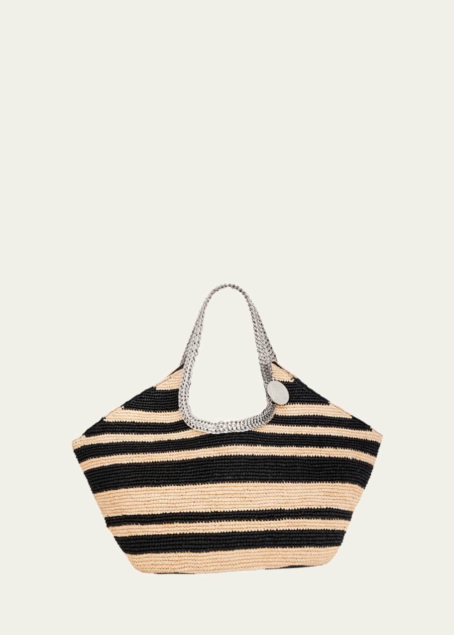 ハンドバッグ RABANNE RAFFIA BAG WITH SHOULDER STRAP Rabanne Cabas Striped Raffia Shoulder Bag - Bergdorf Goodman