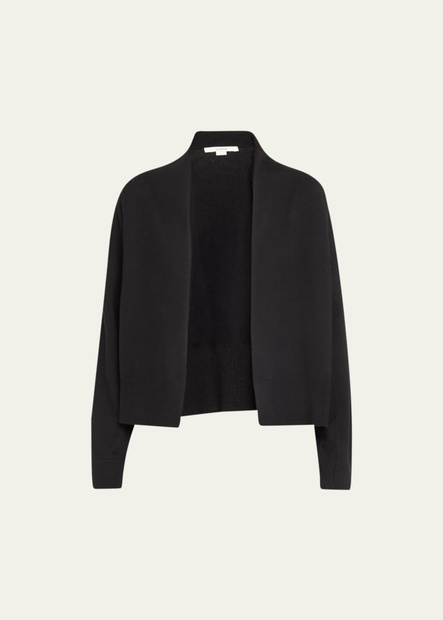 Vince drape front wool cardigan store