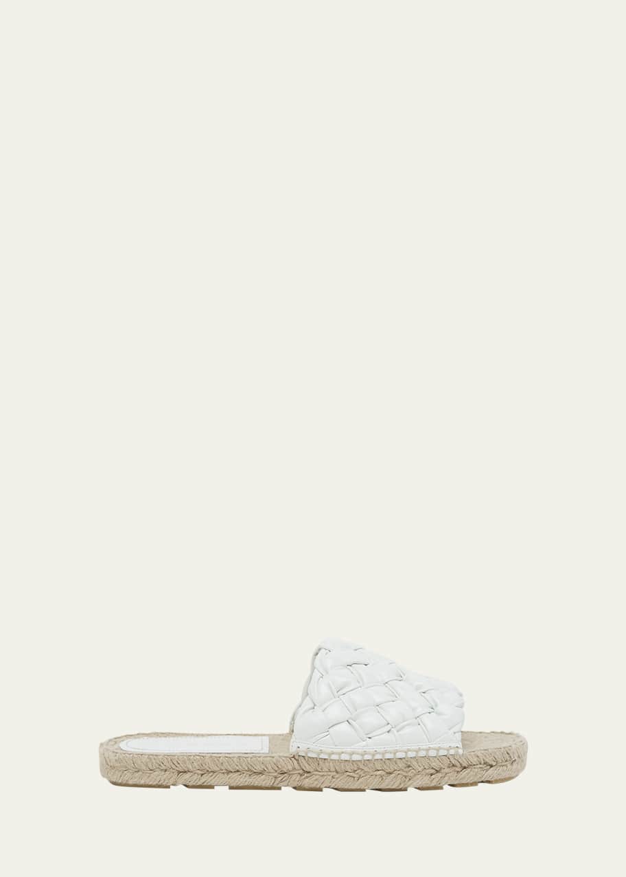 Bottega Veneta Jack Woven Napa Slide Espadrilles - Bergdorf