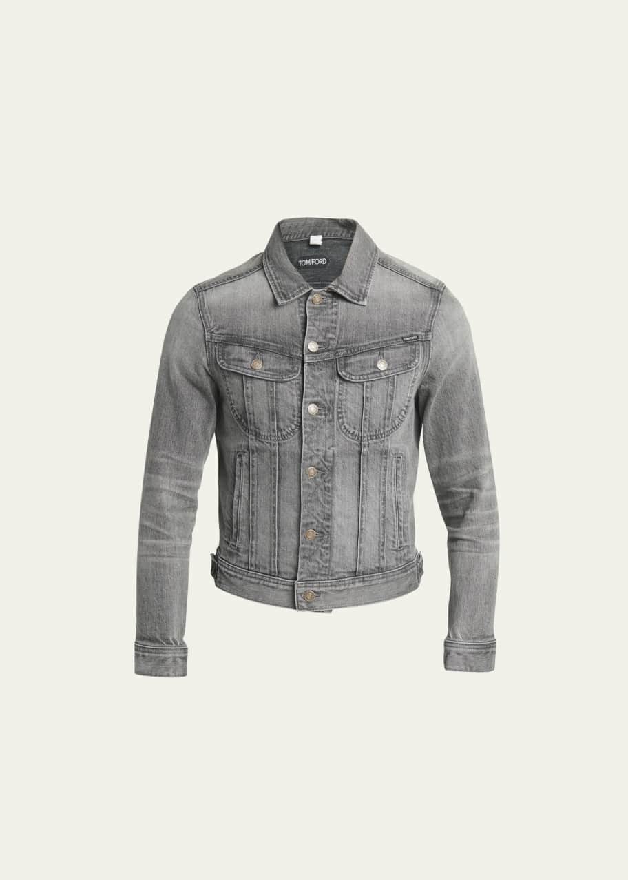TOM FORD Men's Denim Trucker Jacket - Bergdorf Goodman