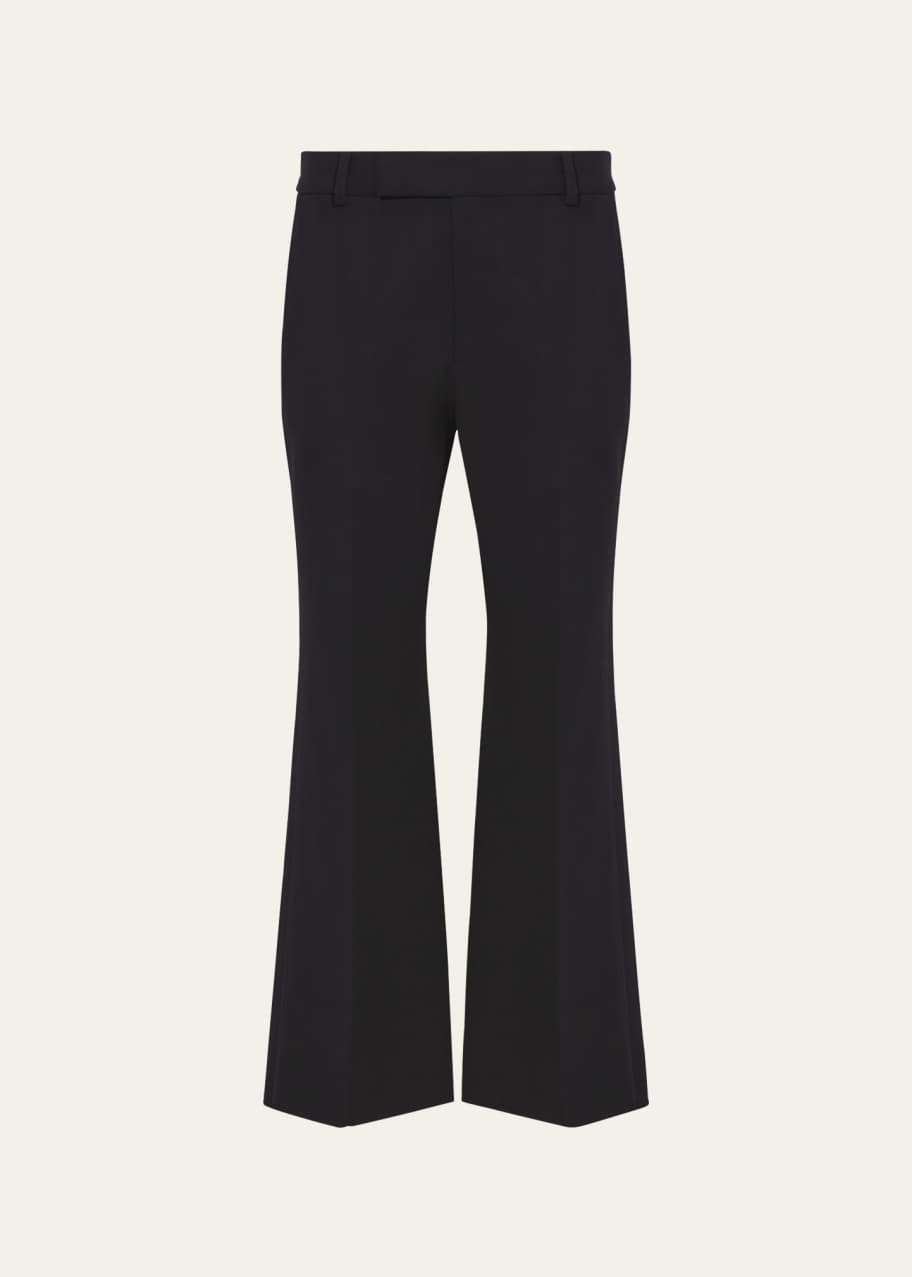 【H】WOOL TROPICAL CLOTH FLARE PANTS Proenza Schouler Marlene Tropical Wool Kick-Flare Pants - Bergdorf