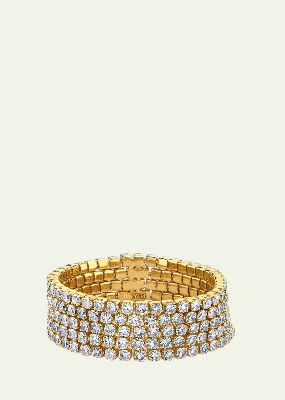 SHAY Diamond 5-Thread Stack Ring in 18K Gold - Bergdorf Goodman