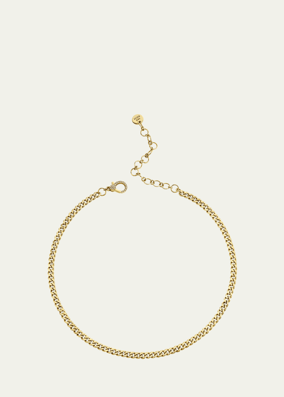 18k solid gold on sale choker