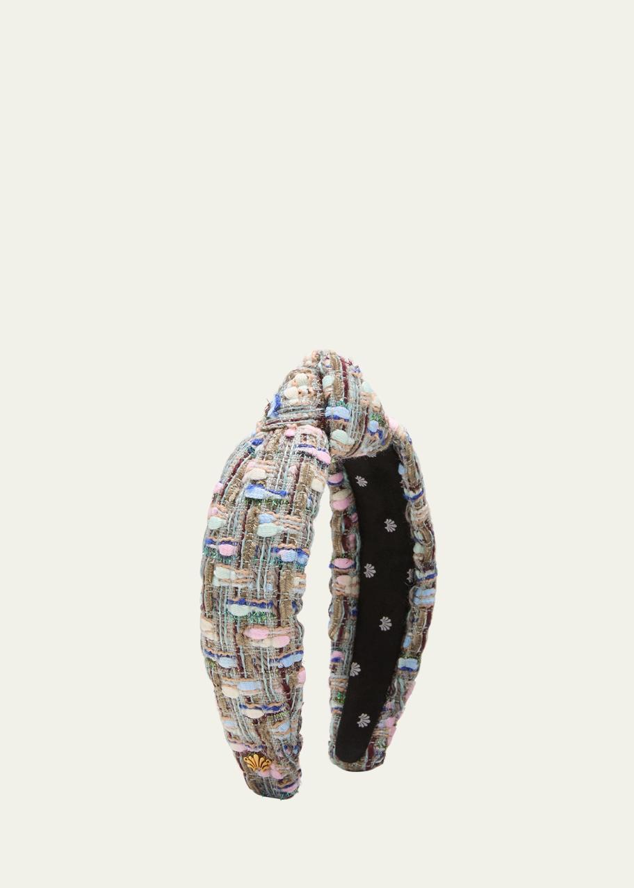 Lele Sadoughi Mixed Woven Knotted Headband - Bergdorf Goodman display picture 2