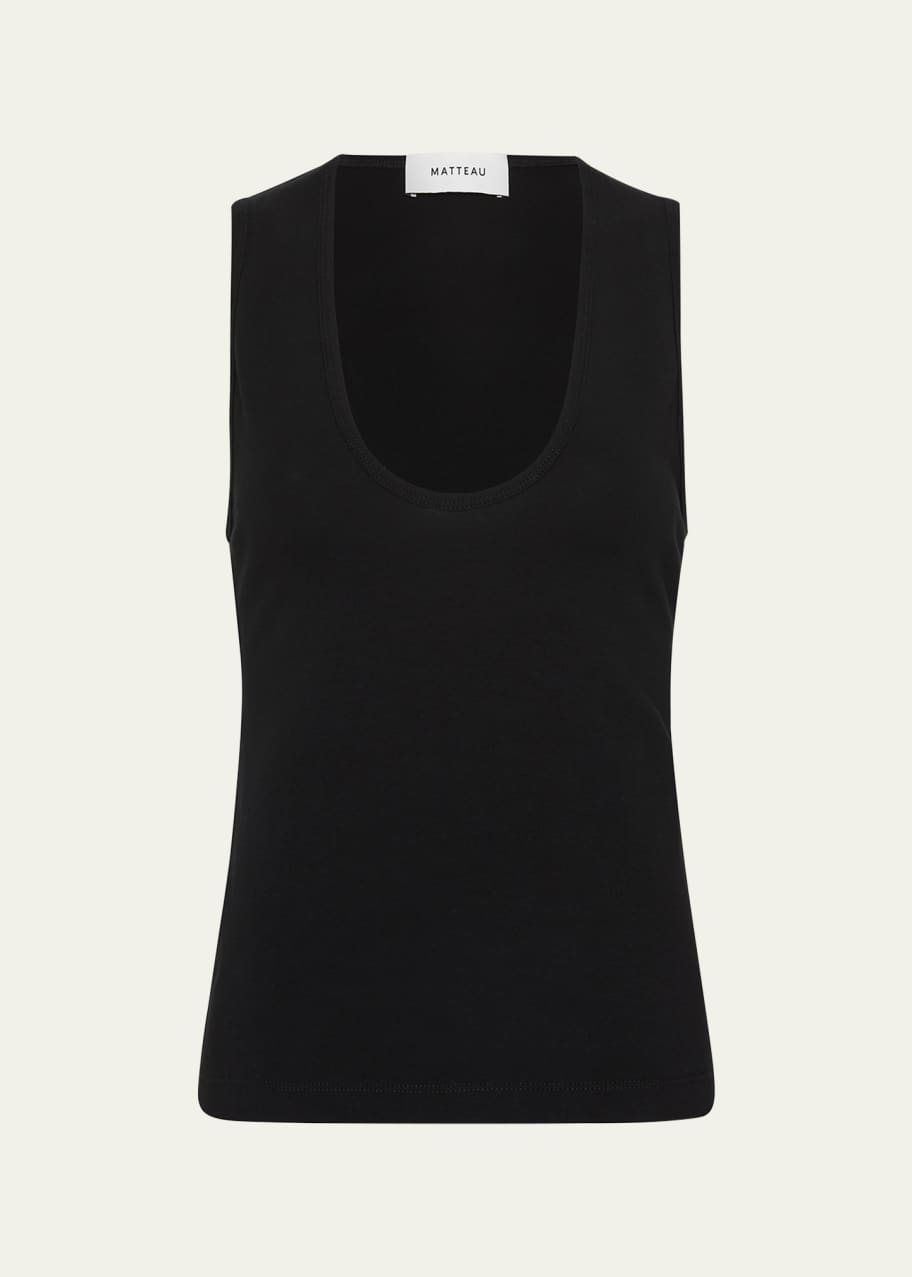 Image 1 of 1: Deep U Tank Top