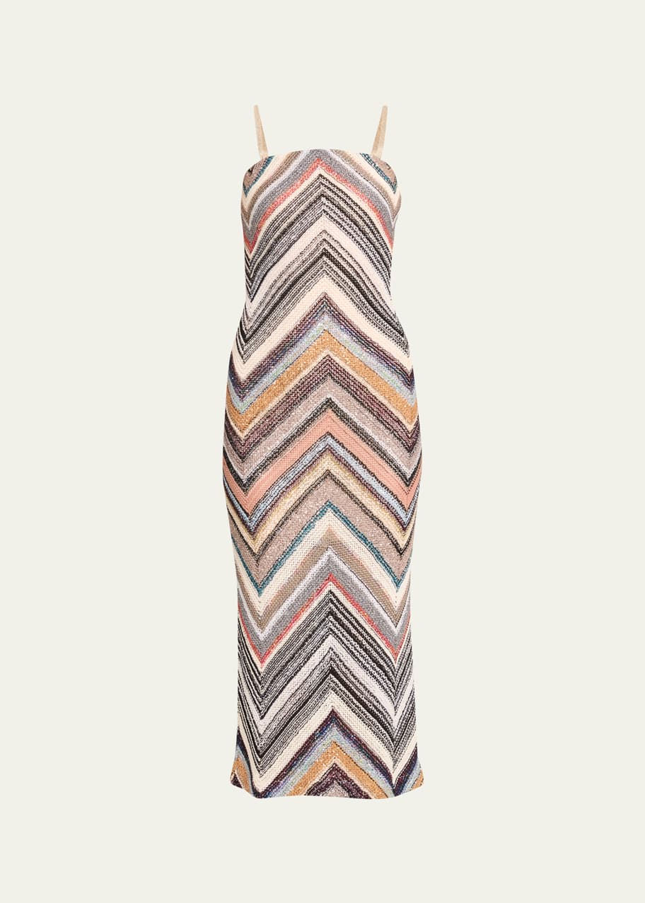 chinese dress ladies MB FASHION Chevron Pattern Maxi Dress with Fringe Tassels 5236T