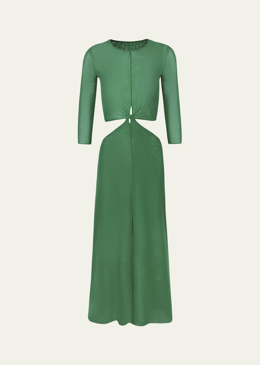 Vix Solid Talita Cutout Maxi Dress - Bergdorf Goodman