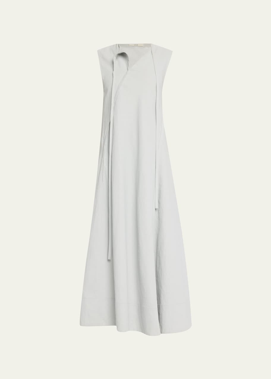 linen cotton mini dress Linen Cotton Mini Dress – Hara Dress Taupe main image 1