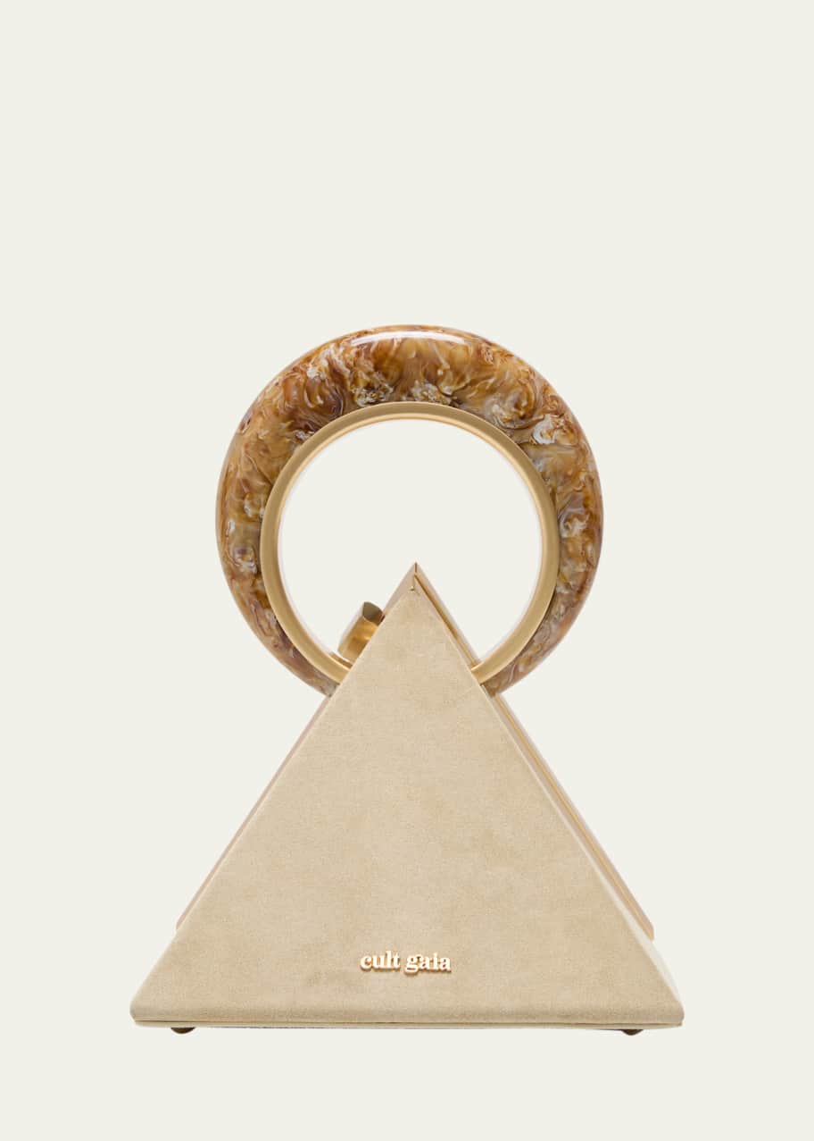 Cult Gaia Thalia Pyramid Top-Handle Bag - Bergdorf Goodman
