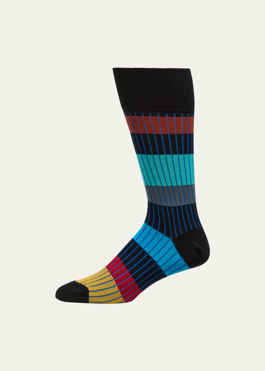 Image 1 of 1: Men's Errol Stripe Crew Socks