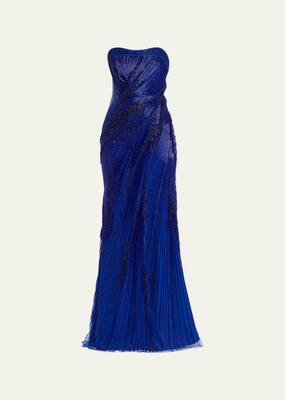 Gaurav Gupta The Lightening Embellished Strapless Gown - Bergdorf Goodman