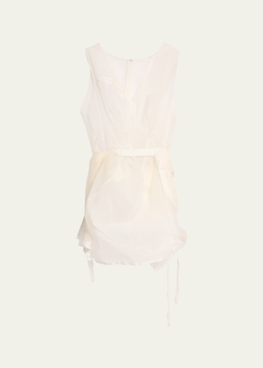 Marc Jacobs Runway Sheer Mini Dress with Lace Inserts - Bergdorf Goodman