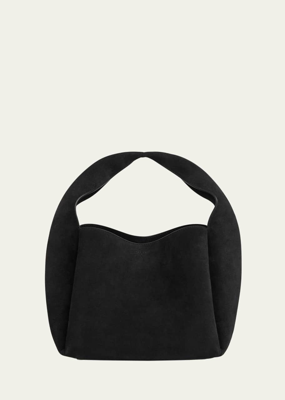 Image 1 of 1: Suede Bucket Bag