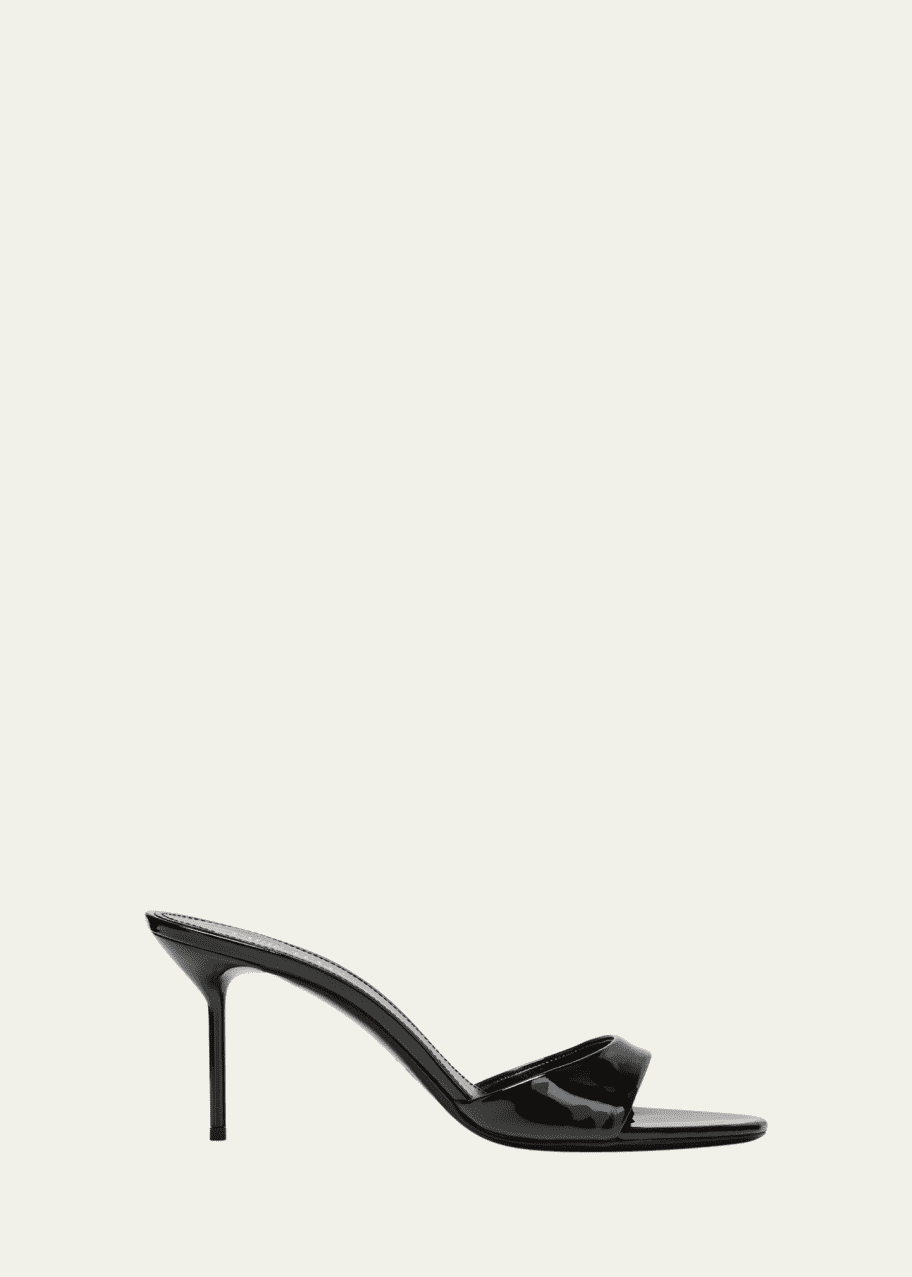 Image 1 of 1: Lidia Patent Stiletto Mule Sandals