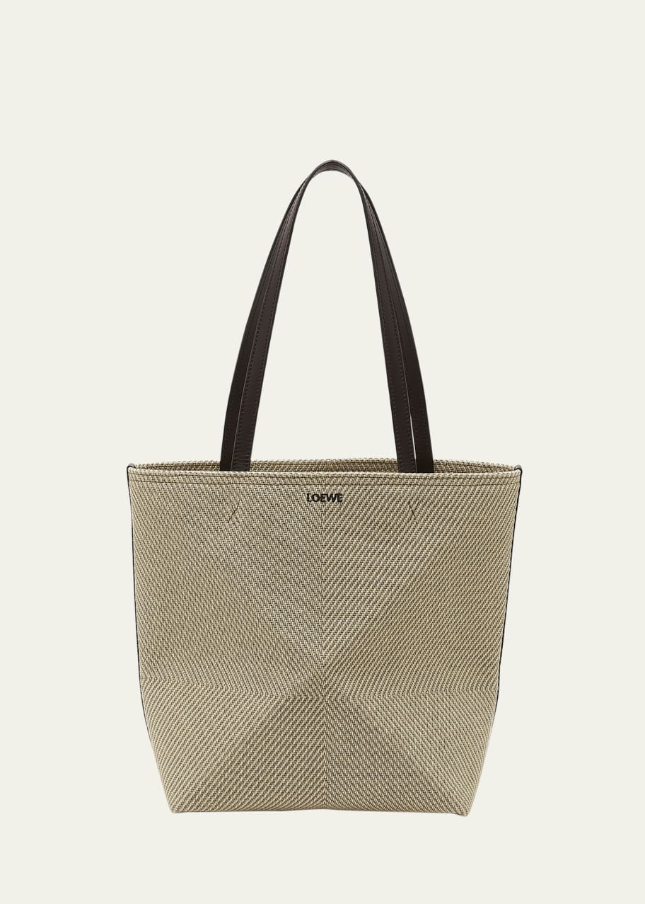 Image 1 of 1: Puzzle Fold Medium Tote Bag in Canvas