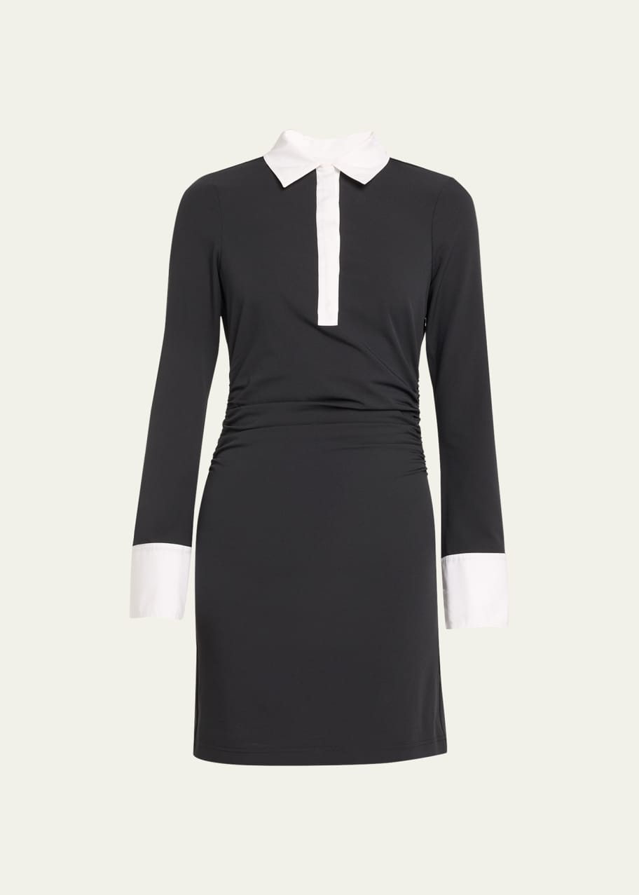 knee length dresses for ladies Elowen Lace Trim Puff Sleeve Mini Dress Blush– Selfie Leslie