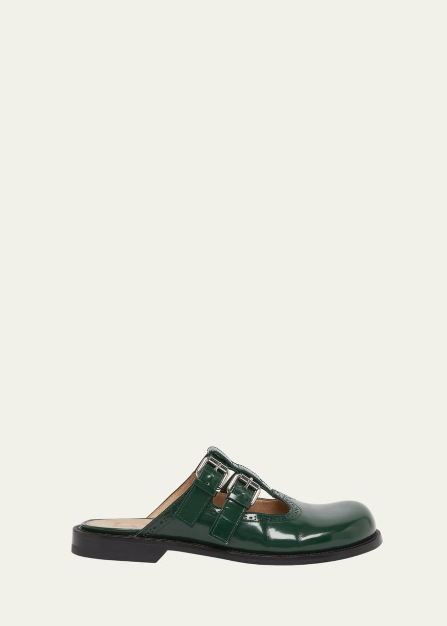 【VIP価格】LOEWE MARY JANE CAMPO LEATHER MULE Loewe Campo Leather Mary Jane Mules - Bergdorf Goodman