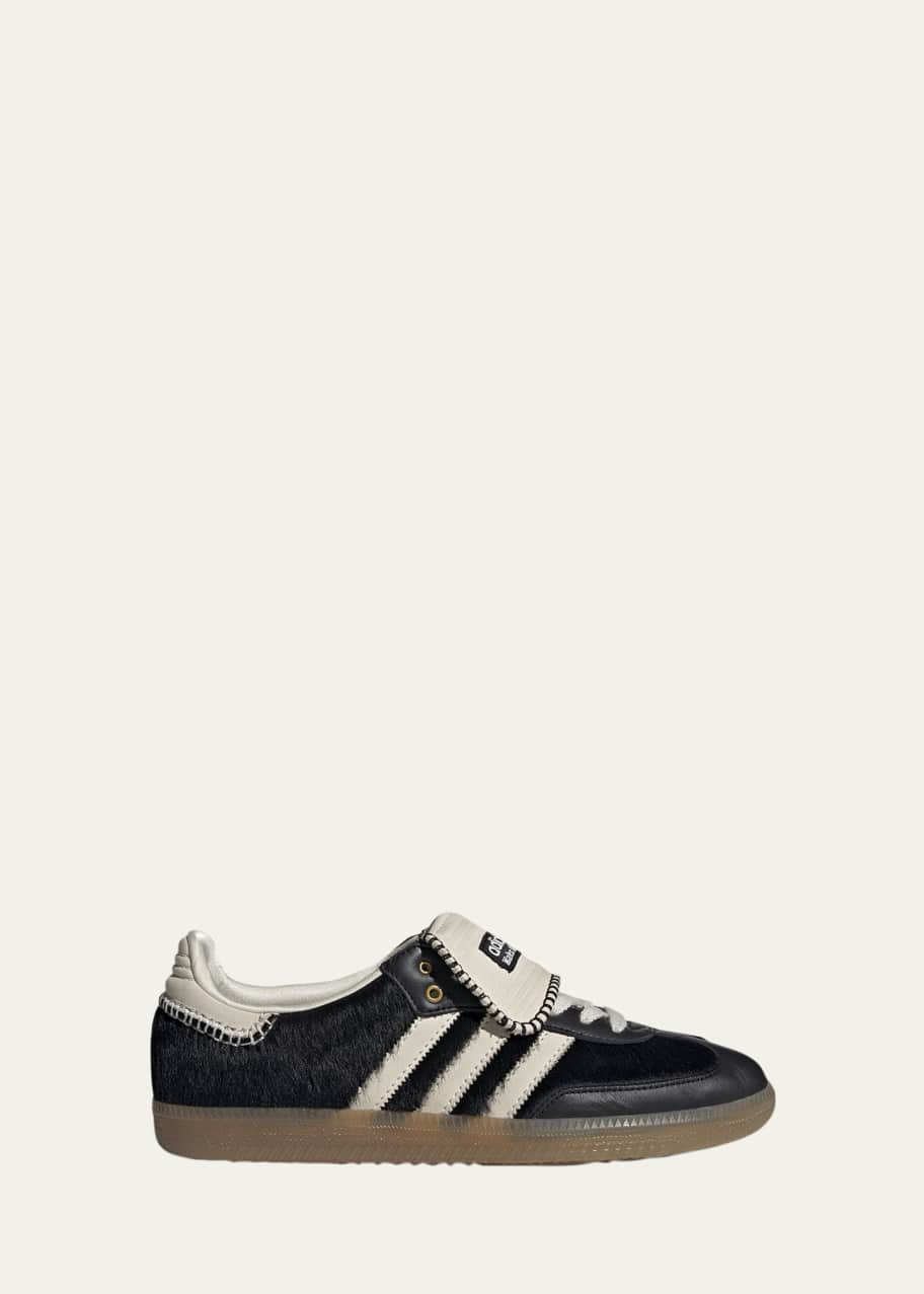 x Wales Bonner Faux Fur Low Top Sneakers