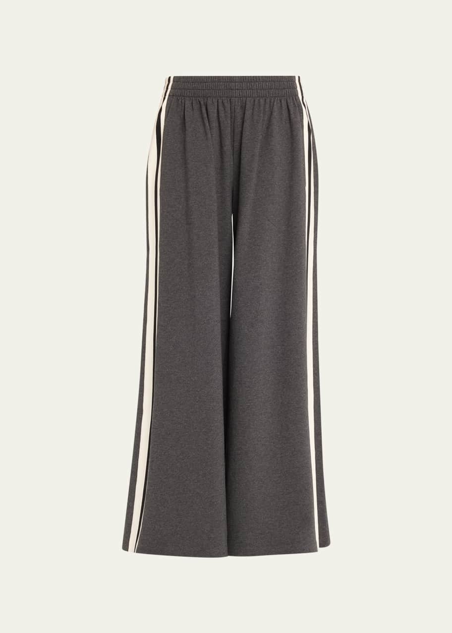 Norma Kamali Side Stripe Boyfriend Elephant Sweatpants - Bergdorf