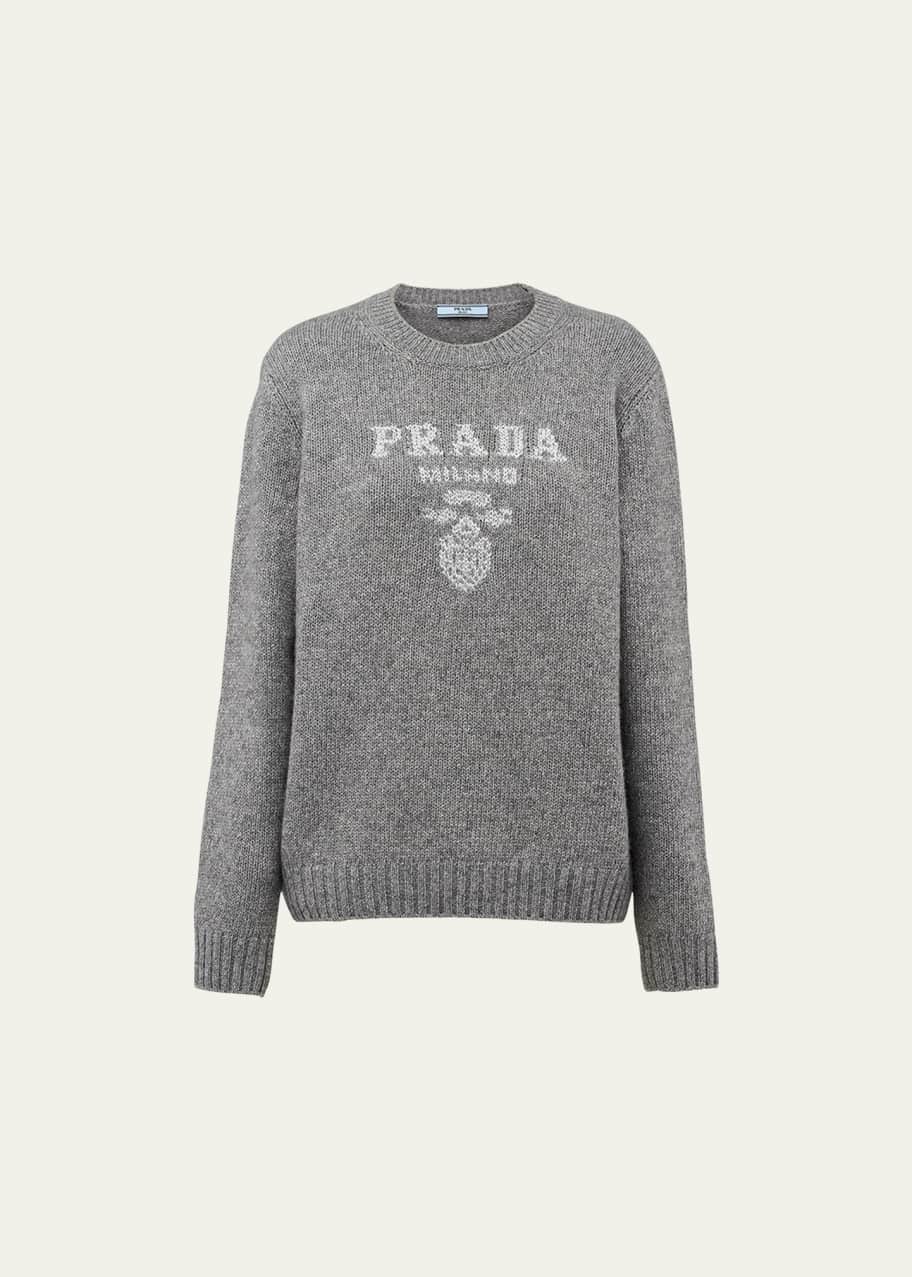 Prada logo jumper on sale