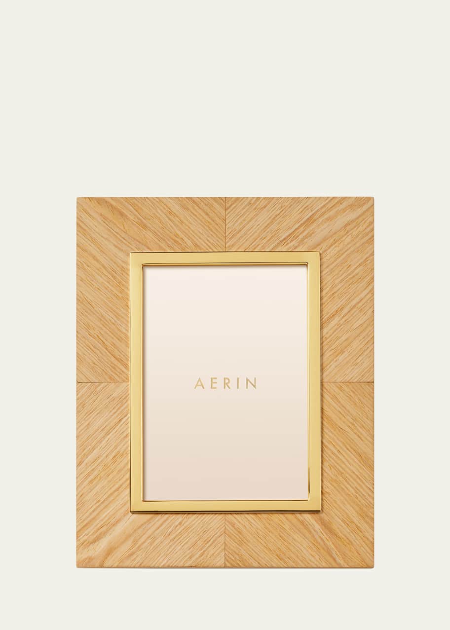 Image 1 of 1: Marcello Oak Wood Picture Frame, 5" x 7"