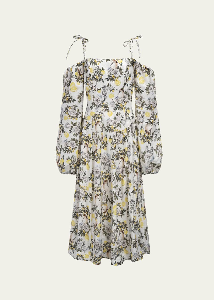aqua blu australia dress Aqua Blu Australia Floral Samantha Puff-Sleeve Mini Dress