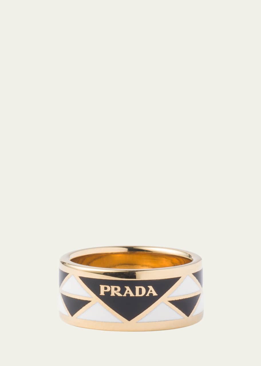 Image 1 of 1: Triangle Symbole Enamel Ring