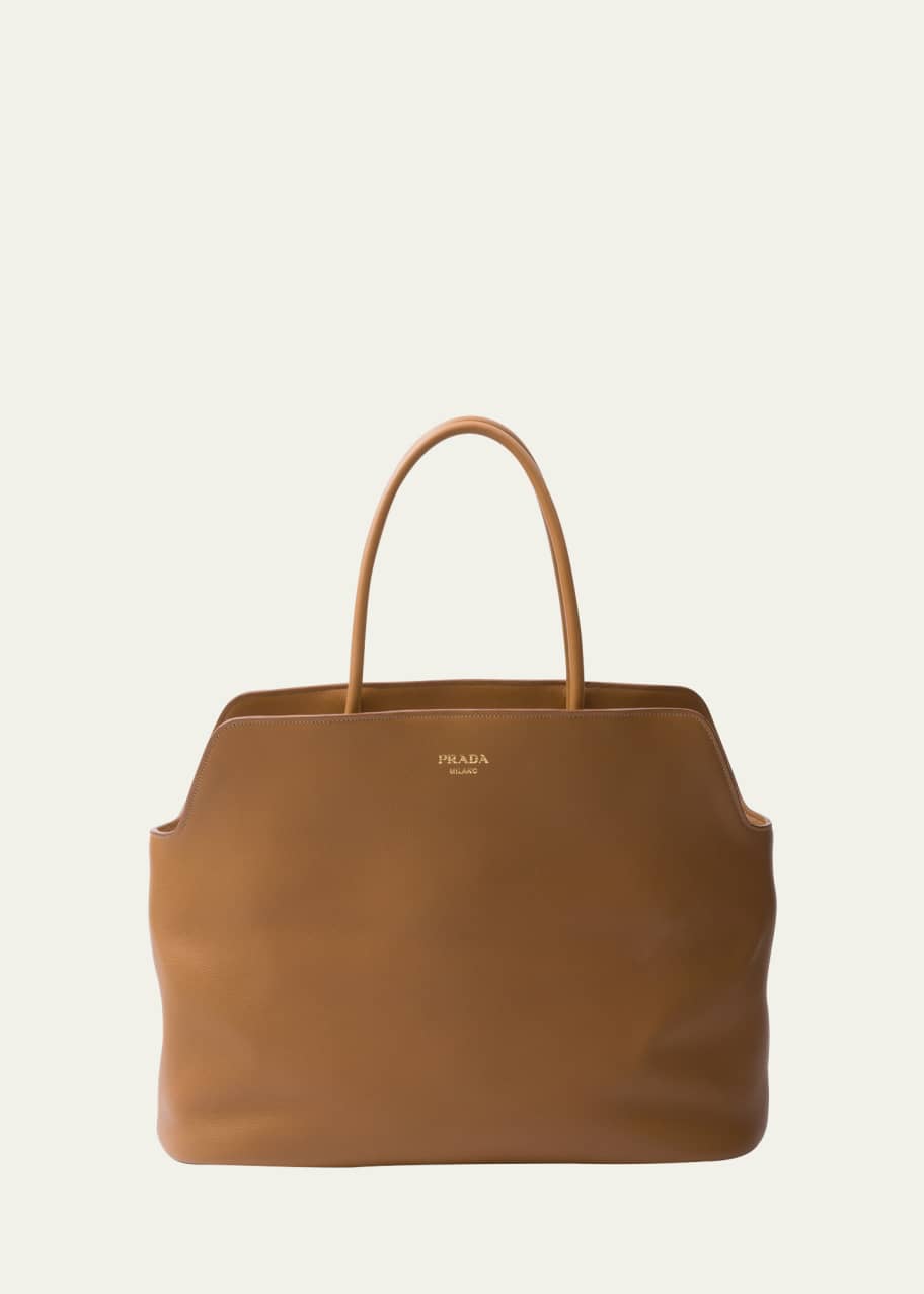 Prada Grain Leather Top Handle Bag Bergdorf Goodman