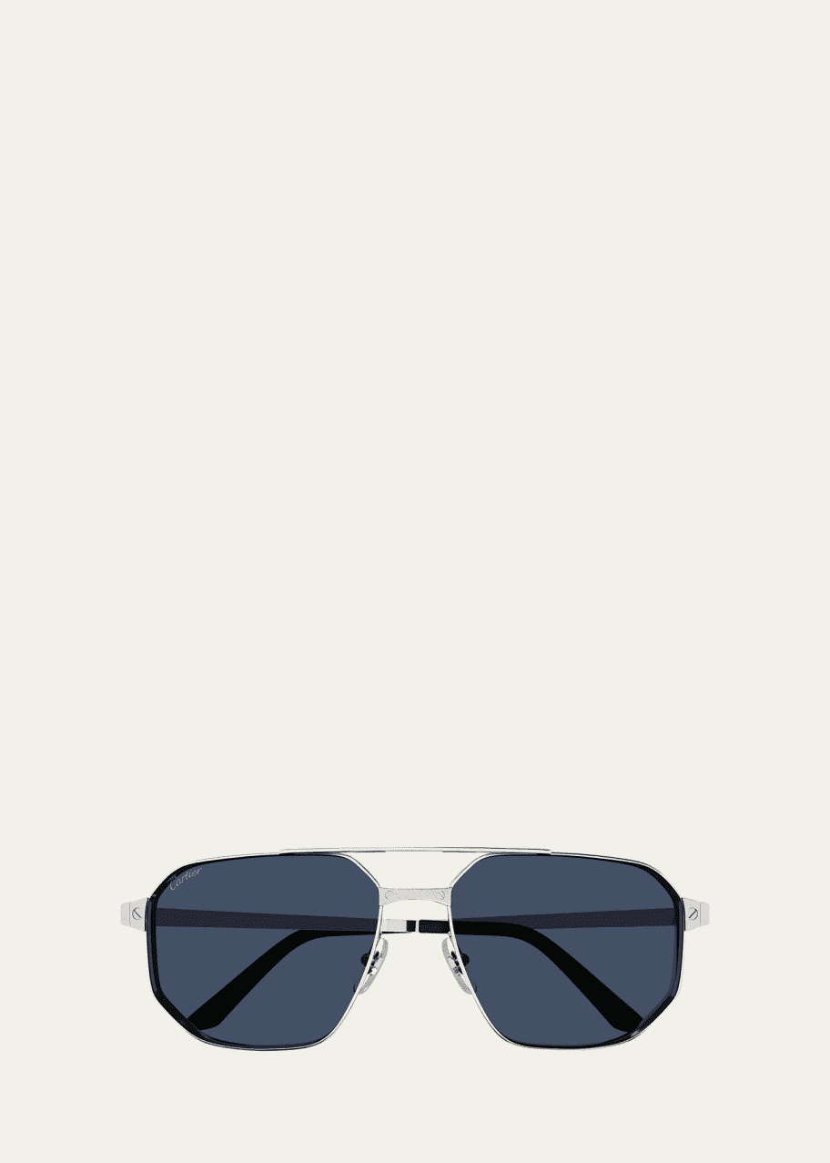 Image 1 of 1: Men's CT0462S Metal Aviator Sunglasses