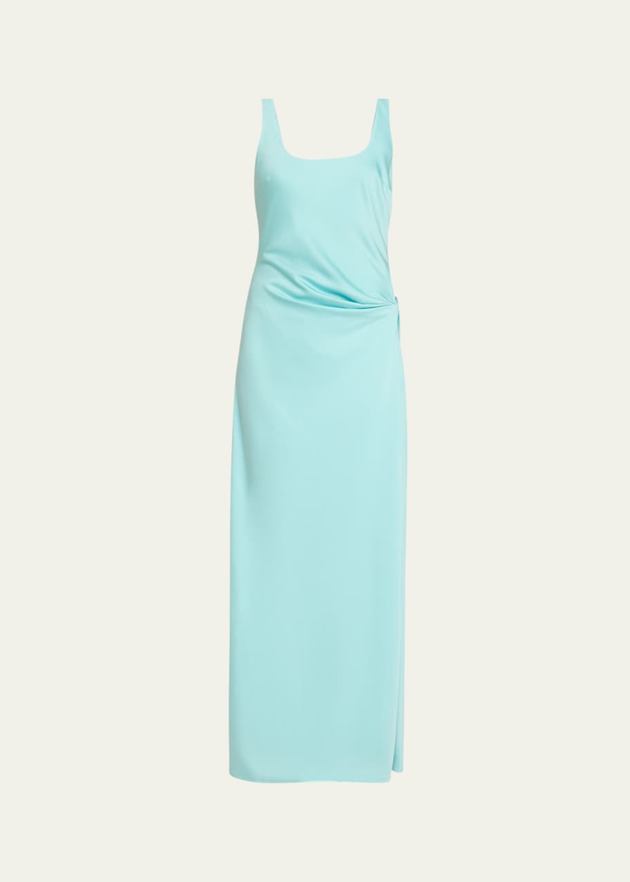 Image 1 of 1: Etta Satin Maxi Dress