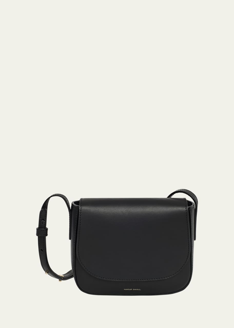 Image 1 of 1: Classic Flap Calf Leather Crossbody Bag