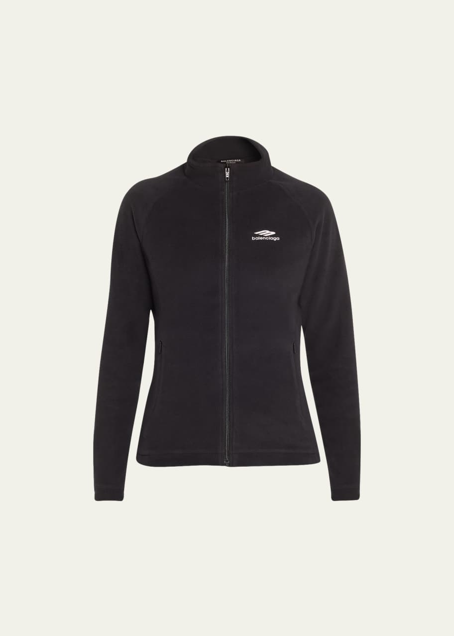 3b Sports Icon Outerwear Zip-up Hoodie in Black | Balenciaga US