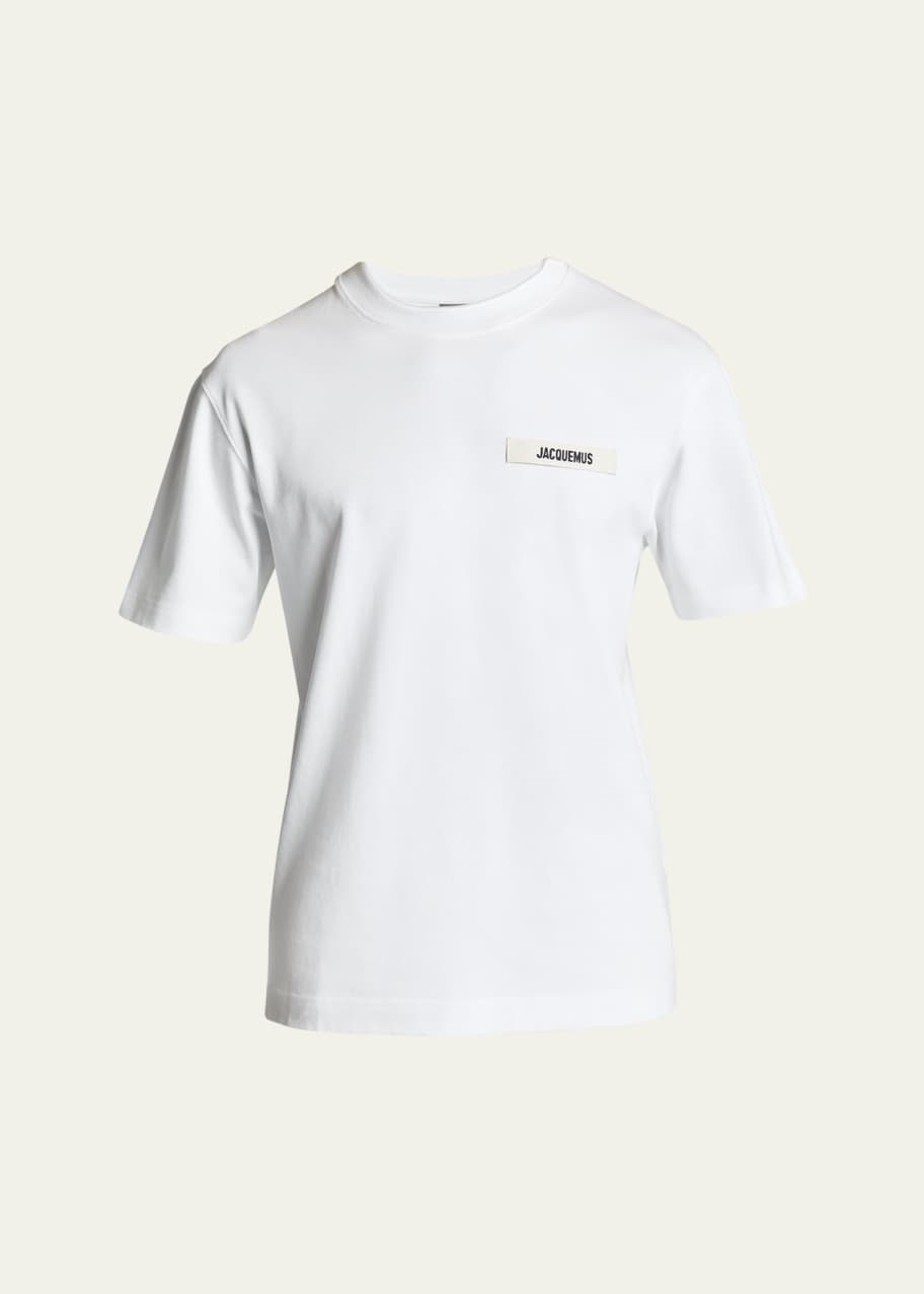 Image 1 of 1: Men's Logo Ribbon Short-Sleeve T-Shirt