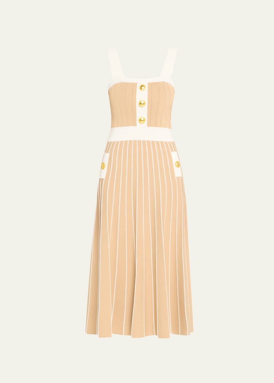 Cara Cara Aurora Fit & Flare Sleeveless Knit Midi Dress - Bergdorf Goodman