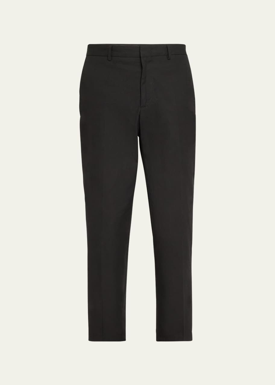 Image 1 of 1: Men's Washed Cotton Trousers